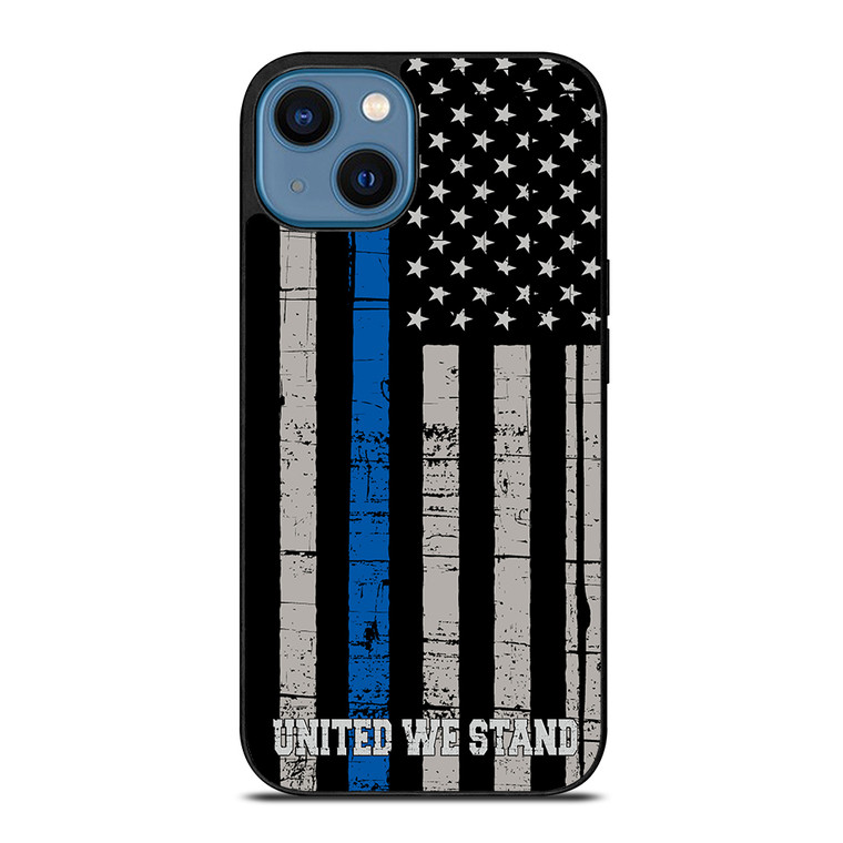 THIN BLUE LINE WE STAND iPhone 14 Case Cover