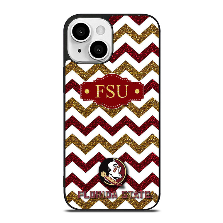FLORIDA STATE GLITTER LOGO iPhone 13 Mini Case Cover