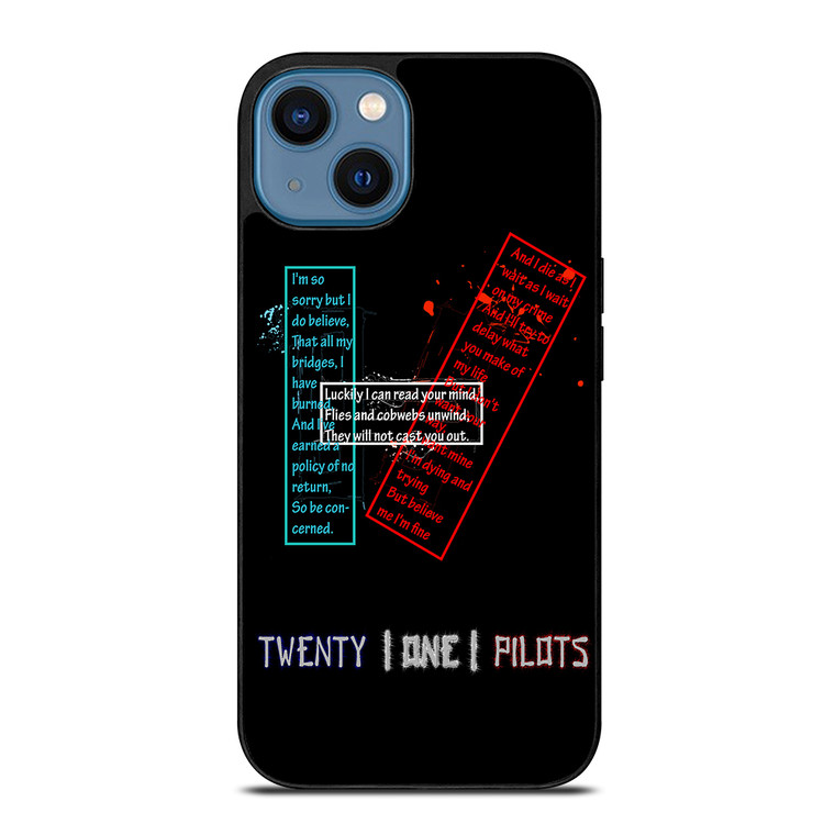 TWENTY ONE PILOTS LOGO iPhone 14 Case Cover