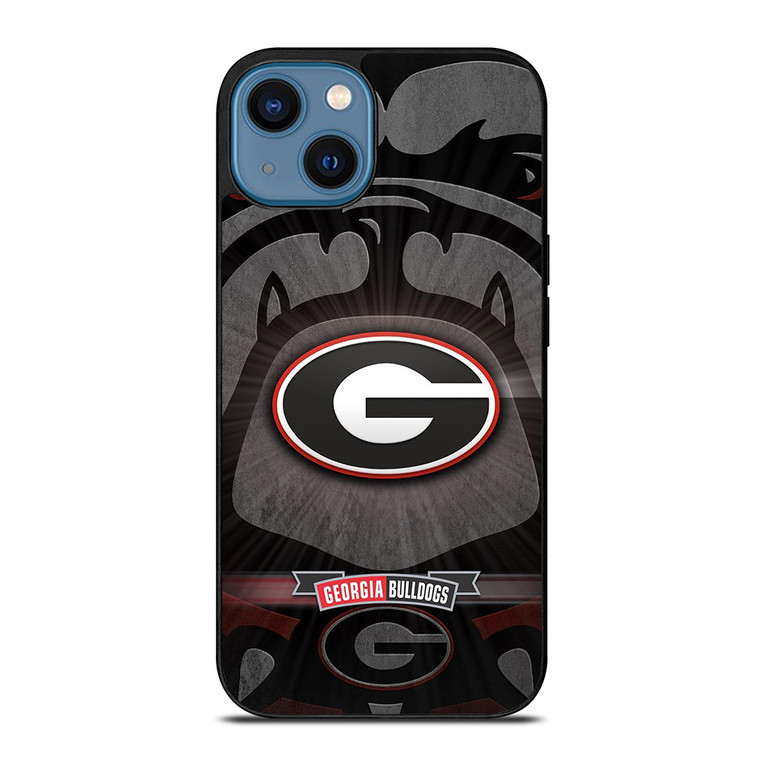 UNIVERSITY GEORGIA BULLDOGS 3 iPhone 14 Case Cover