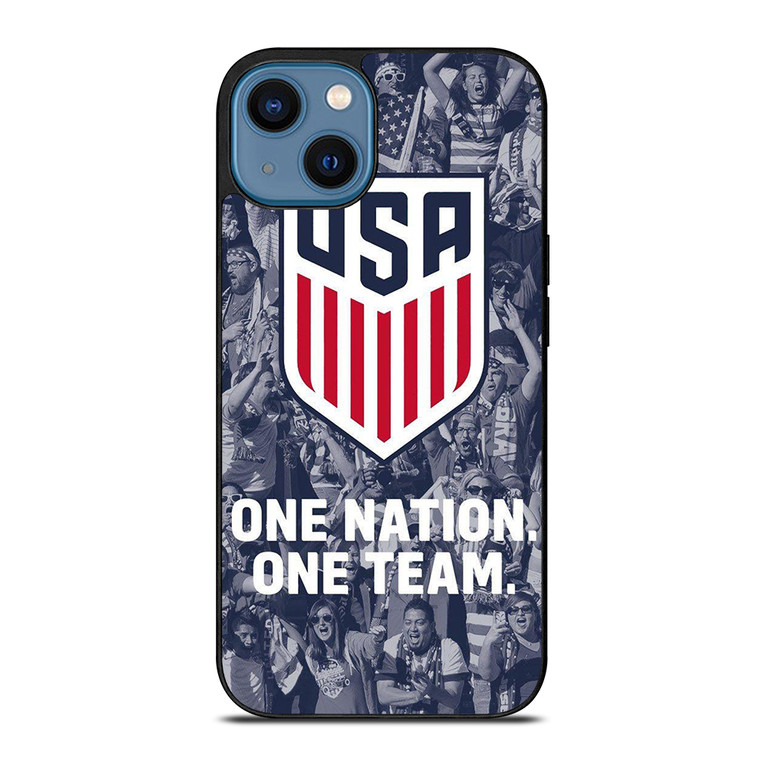 USA SOCCER TEAM ONE NATION ONE TEAM iPhone 14 Case Cover