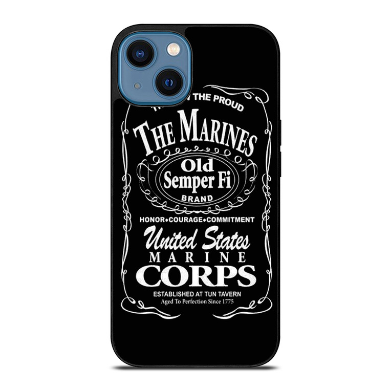 USMC MARINE SEMPER FI 1 iPhone 14 Case Cover