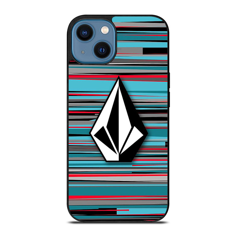 VOLCOM STRIPE LOGO iPhone 14 Case Cover