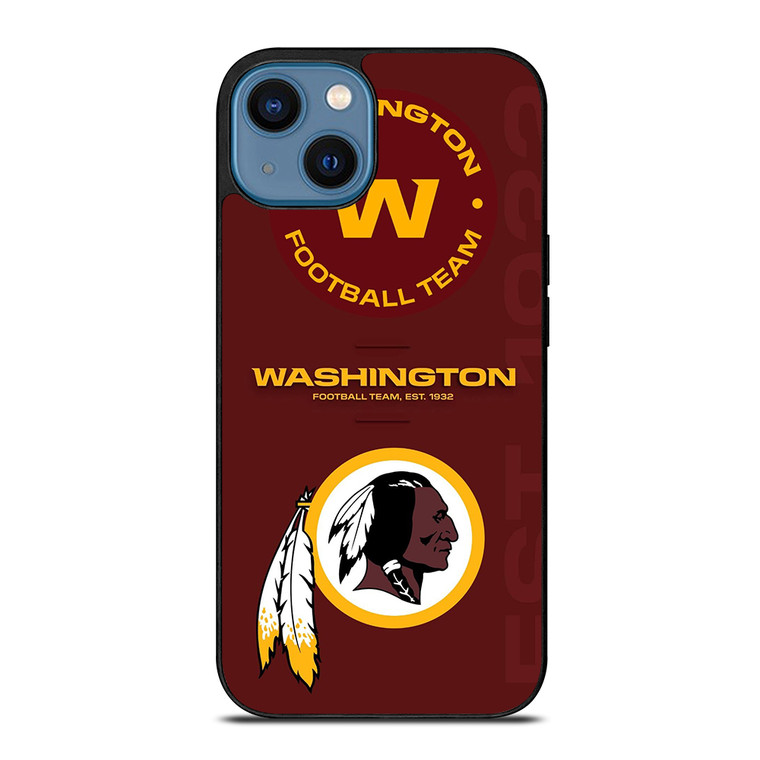 WASHINGTON FOOTBALL TEAM LOGO iPhone 14 Case Cover
