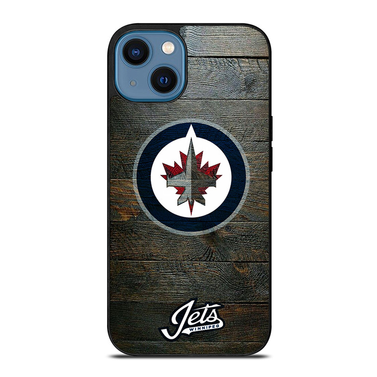 WINNIPEG JETS WOODEN iPhone 14 Case Cover