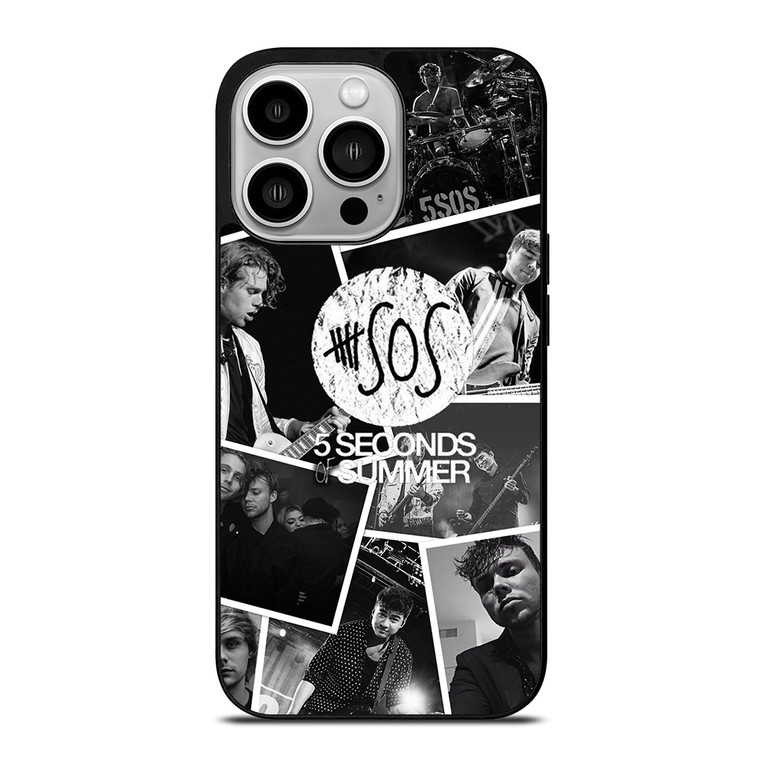 5 SECONDS OF SUMMER COLLAGE iPhone 14 Pro Case Cover