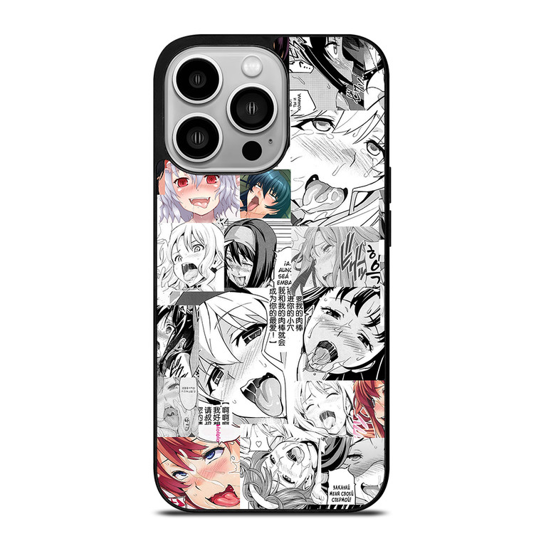 AHEGAO FACE ANIME 2 iPhone 14 Pro Case Cover