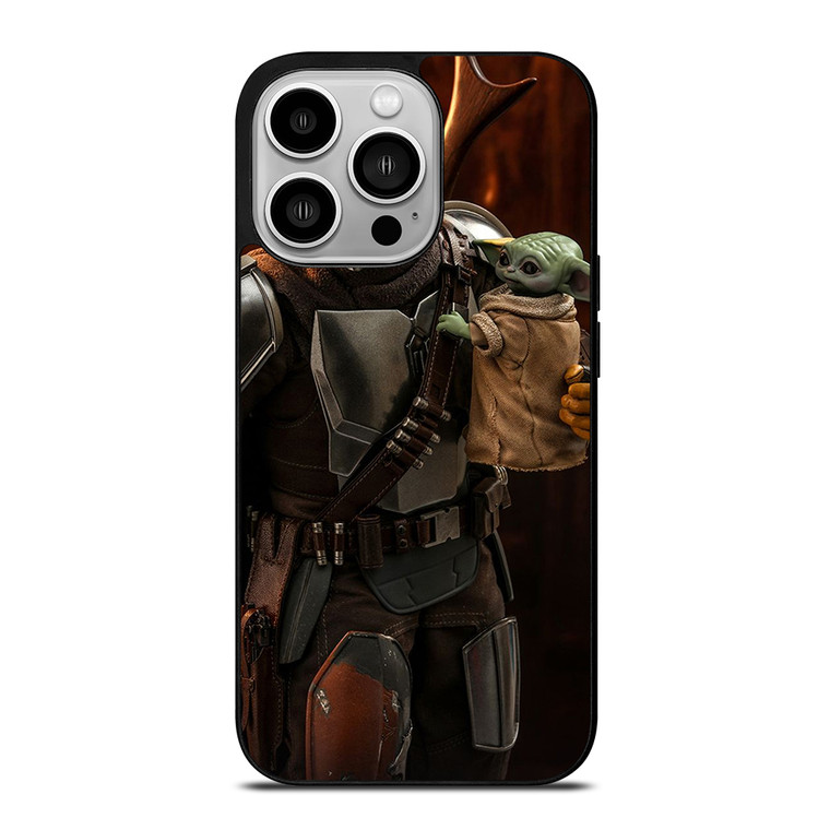 BABY YODA AND THE MANDALORIAN 3 iPhone 14 Pro Case Cover