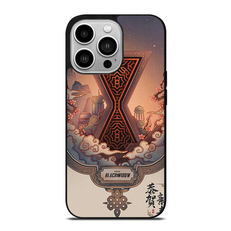 BLACK WIDOW LOGO ETERNAL iPhone 14 Pro Case Cover