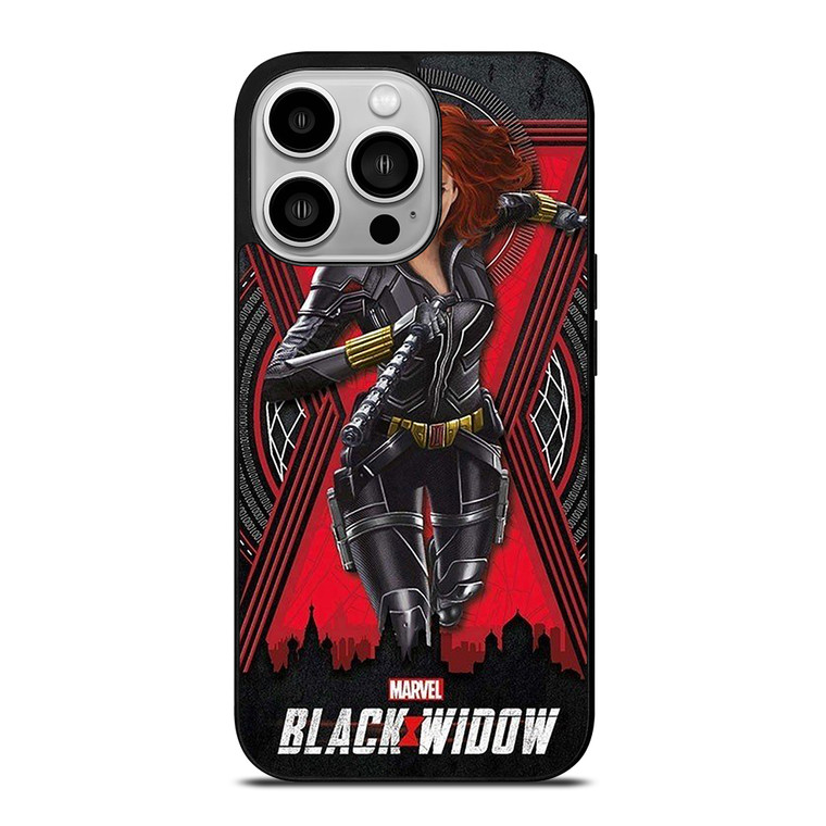 BLACK WIDOW MARVEL HERO iPhone 14 Pro Case Cover