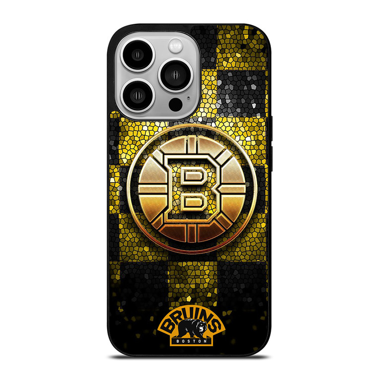 BOSTON BRUINS GOLD LOGO iPhone 14 Pro Case Cover