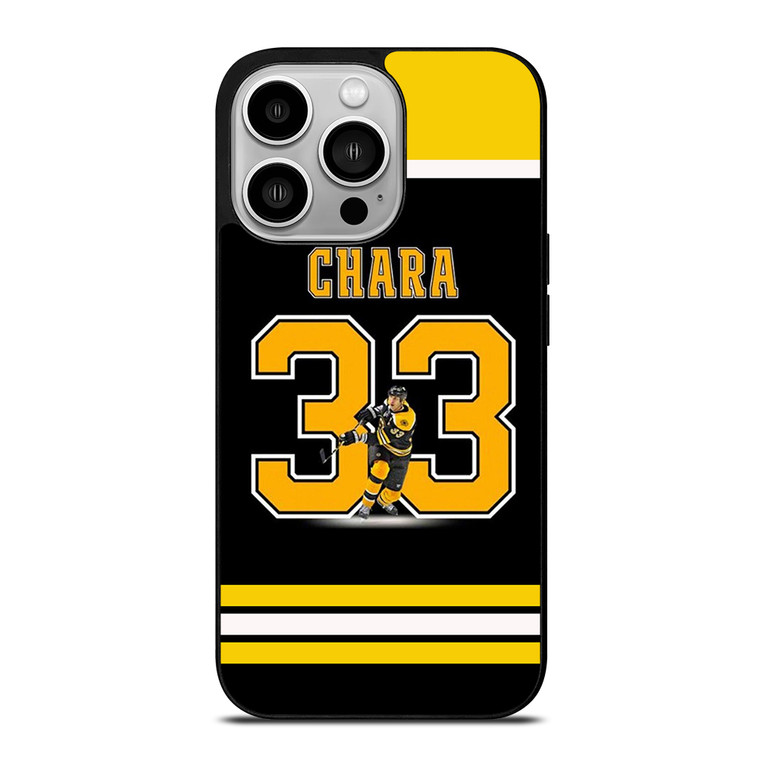 BOSTON BRUINS ZDENO CHARA 33 iPhone 14 Pro Case Cover