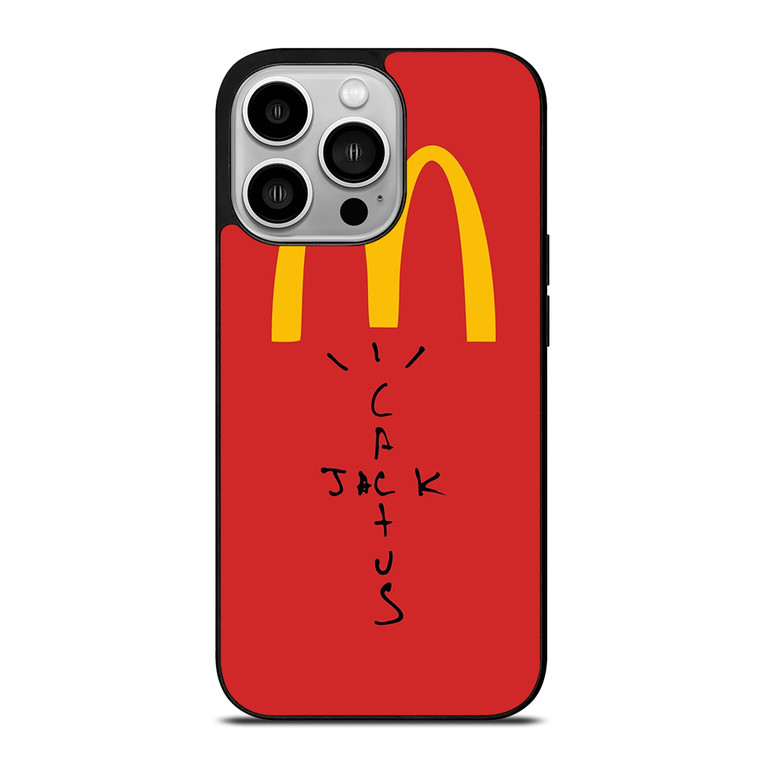CACTUS JACK TRAVIS SCOTT MCDONALD'S LOGO iPhone 14 Pro Case Cover