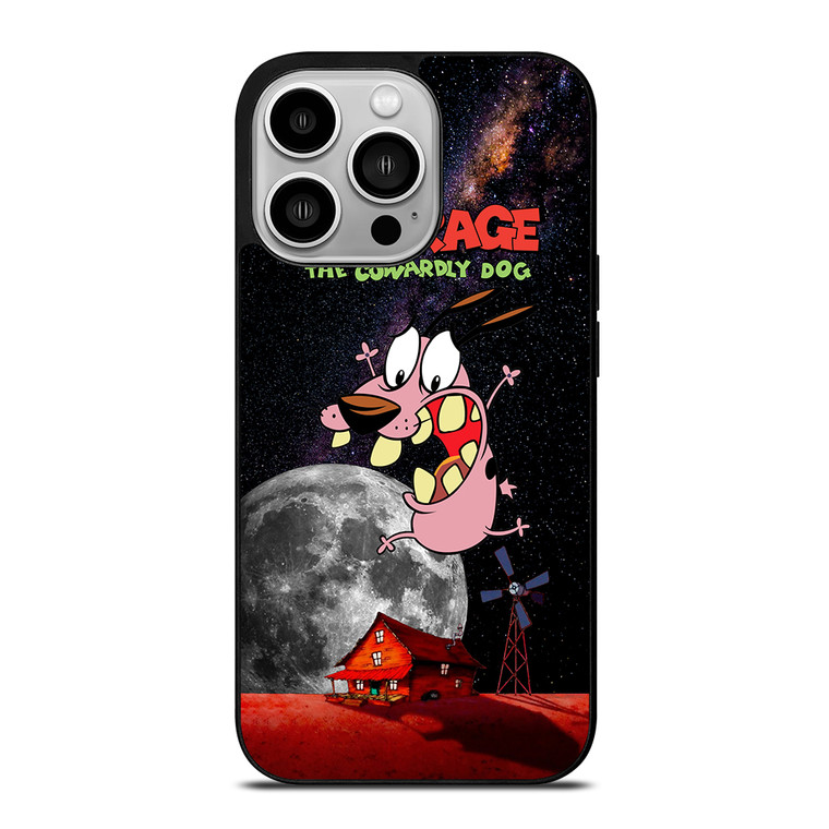 COURAGE THE COWARDLY DOG SPACE iPhone 14 Pro Case Cover