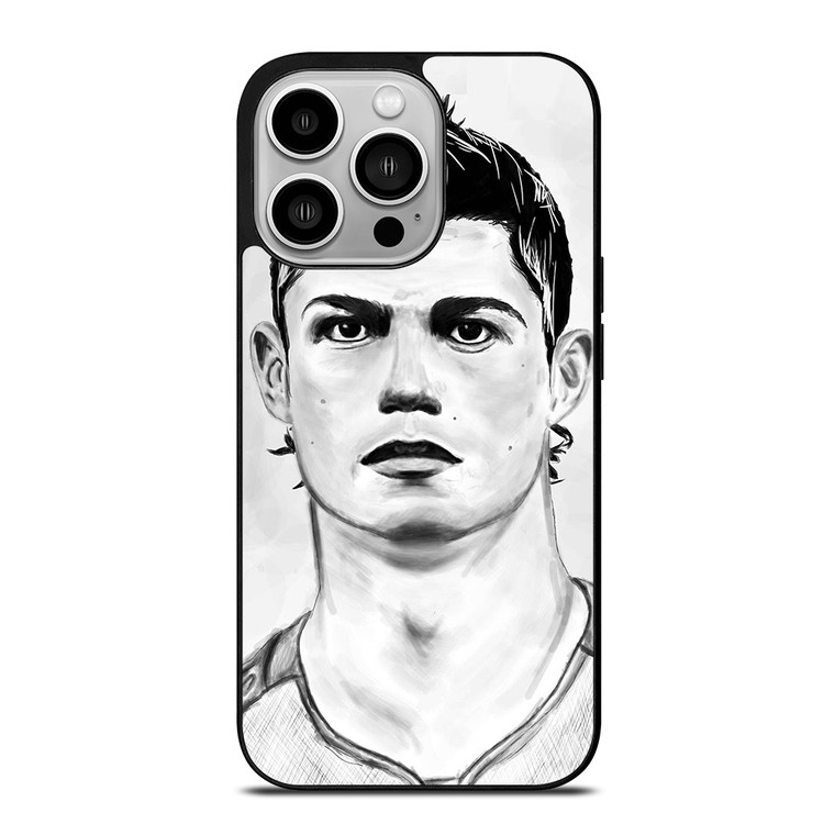 CRISTIANO RONALDO SKETCH iPhone 14 Pro Case Cover