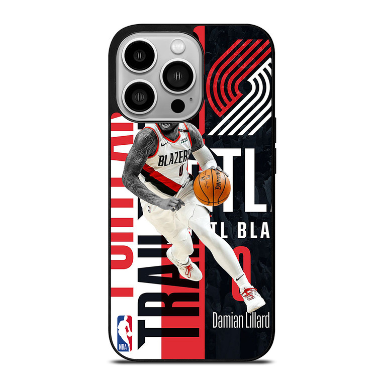 DAMIAN LILLARD TRAIL BLAZERS iPhone 14 Pro Case Cover