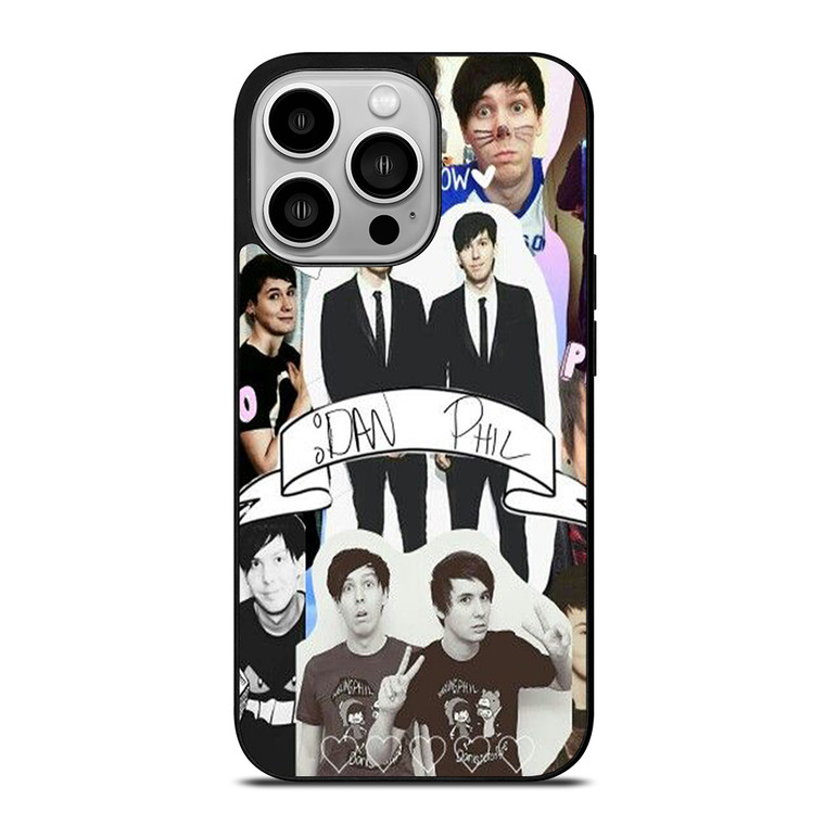 DAN AND PHIL COLLAGE iPhone 14 Pro Case Cover