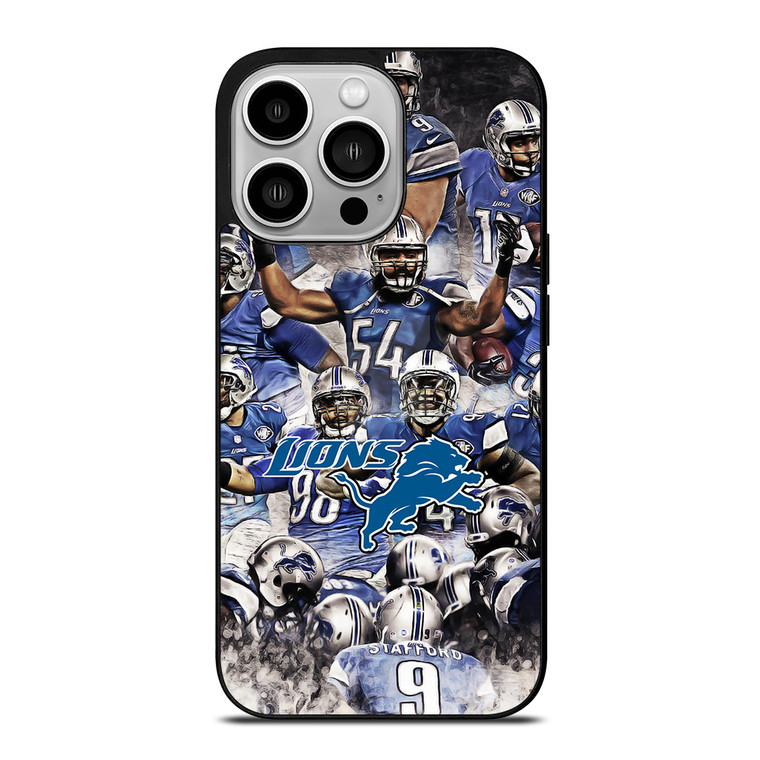 DETROIT LIONS PLAYER iPhone 14 Pro Case Cover