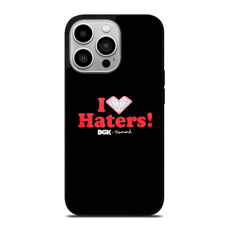 DGK I LOVE HATERS LOGO iPhone 14 Pro Case Cover