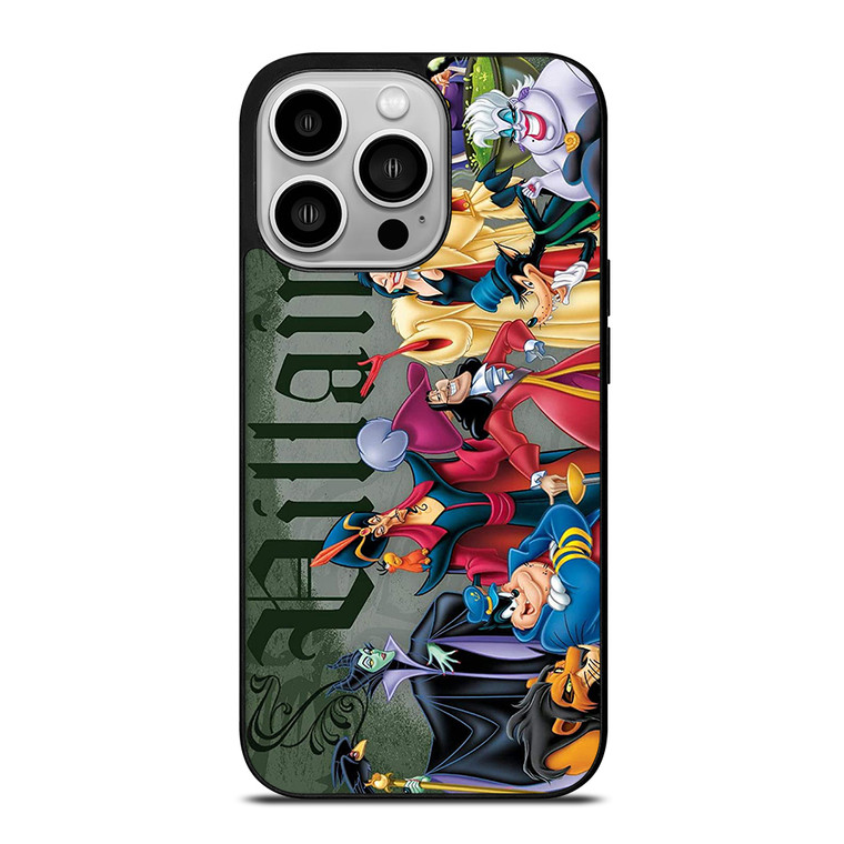 DISNEY VILLAINS CHARACTER iPhone 14 Pro Case Cover