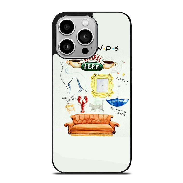 FRIENDS CENTRAL PERK ART iPhone 14 Pro Case Cover