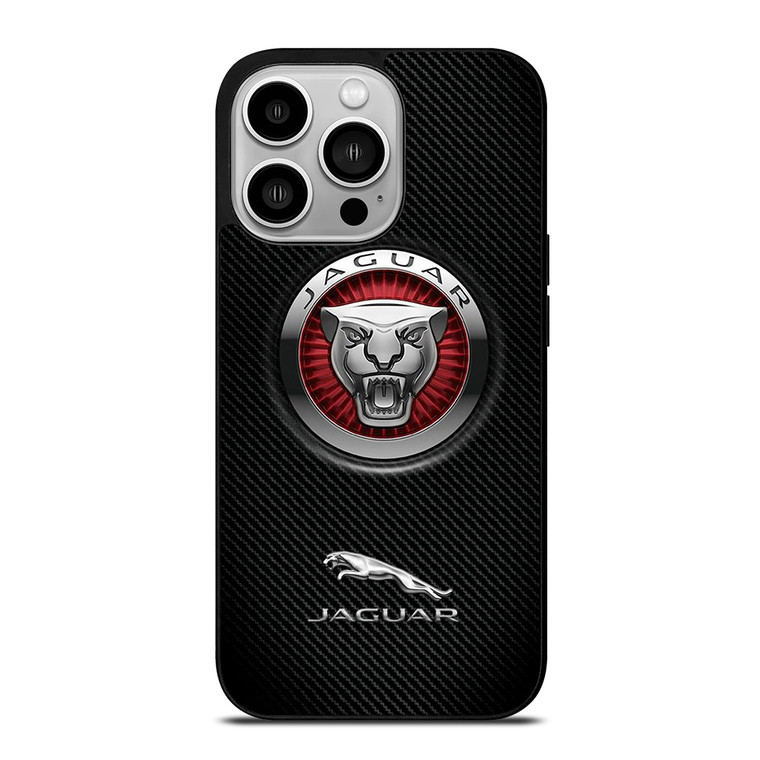 JAGUAR CARBON LOGO 3 iPhone 14 Pro Case Cover
