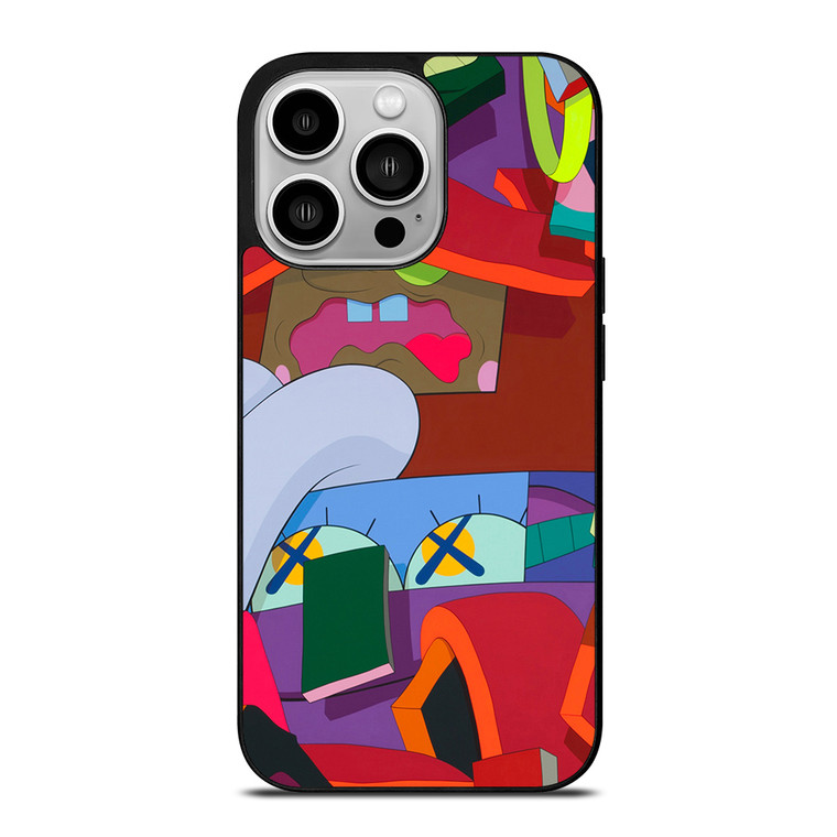 KAWS ART iPhone 14 Pro Case Cover