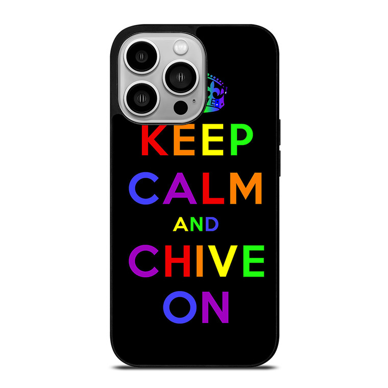 KEEP CALM AND CHIVE ON 1 iPhone 14 Pro Case Cover