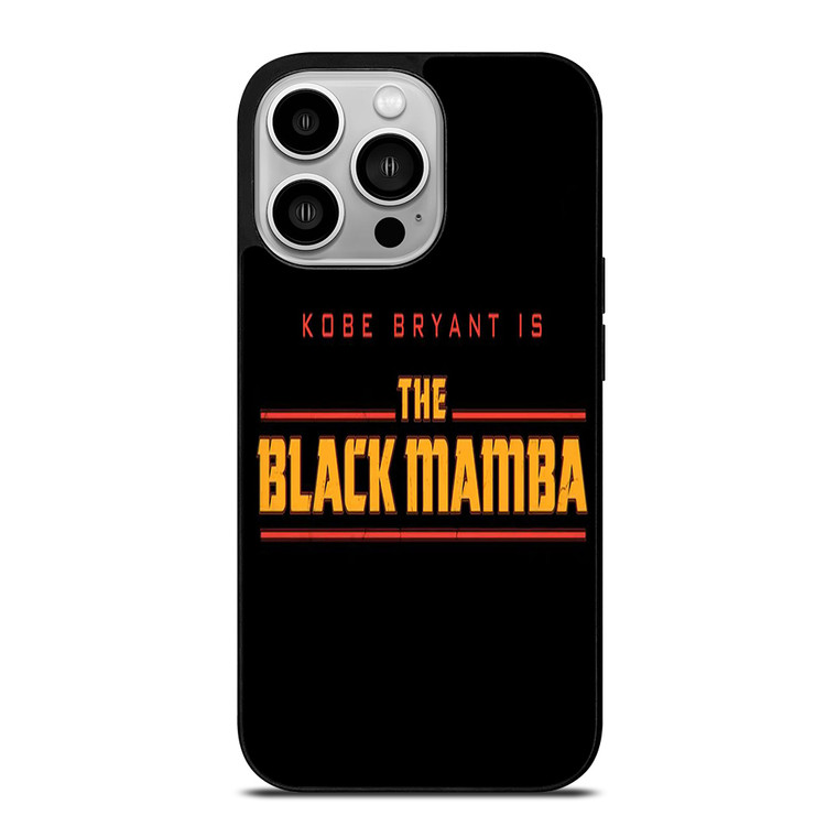 KOBE BRYANT THE BLACK MAMBA 2 iPhone 14 Pro Case Cover