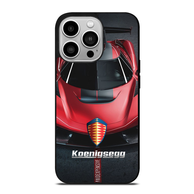 KOENIGSEGG RED CAR iPhone 14 Pro Case Cover