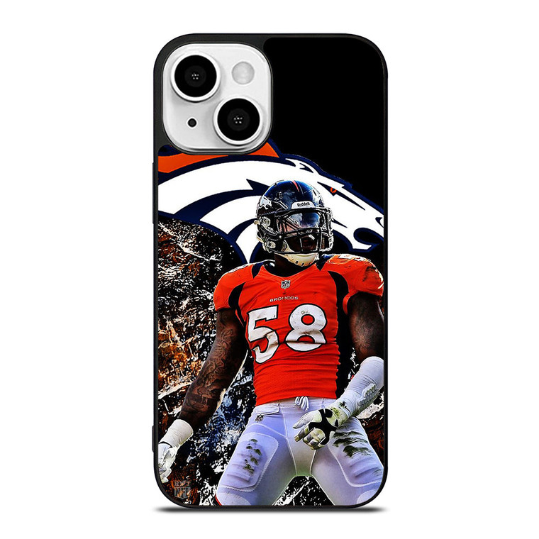 DENVER BRONCOS VON MILLER iPhone 13 Mini Case Cover