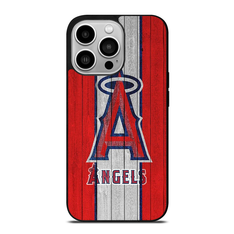 LOS ANGELES ANGELS WOODEN LOGO iPhone 14 Pro Case Cover