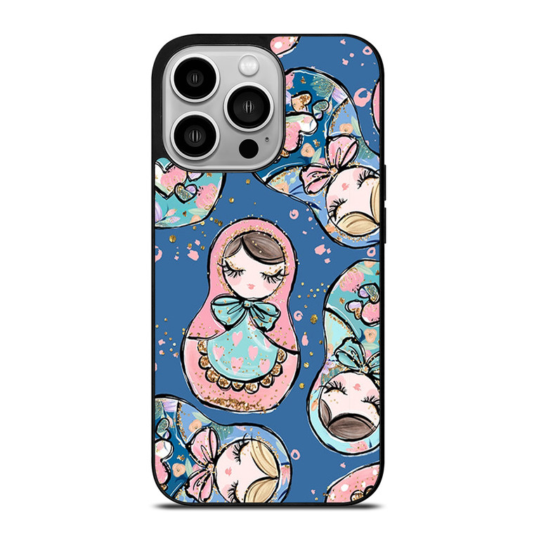 MATRYOSHKA NESTING DOLLS RUSSIAN ART iPhone 14 Pro Case Cover