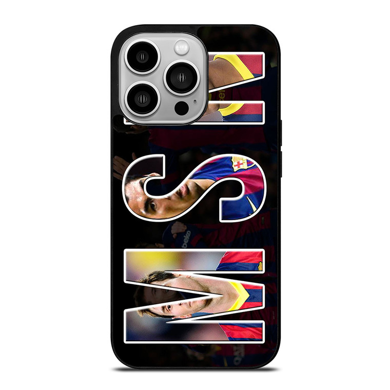 MESSI SUAREZ NEYMAR MSN 2 iPhone 14 Pro Case Cover
