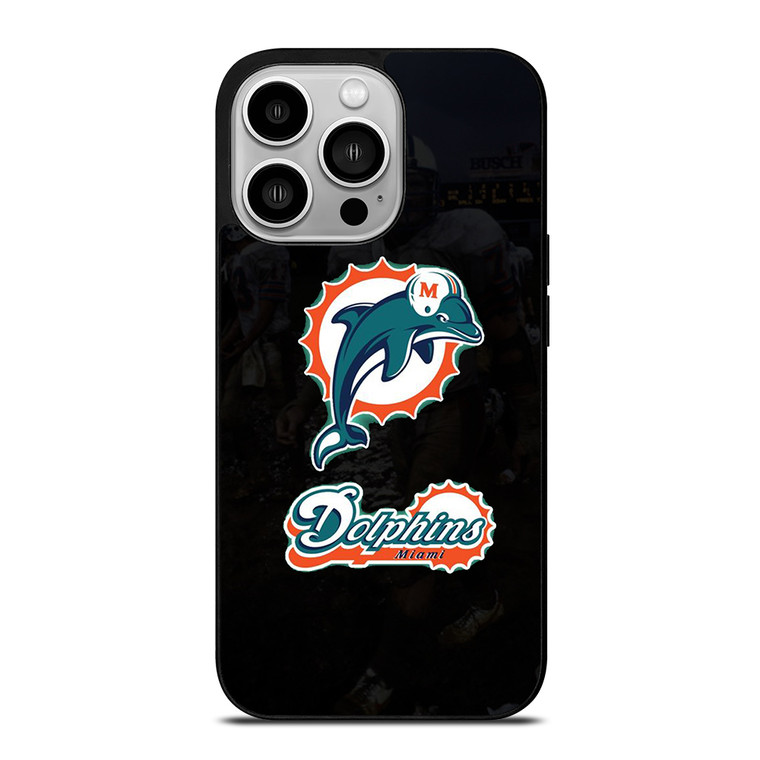 MIAMI DOLPHINS NFL ICON 1 iPhone 14 Pro Case Cover