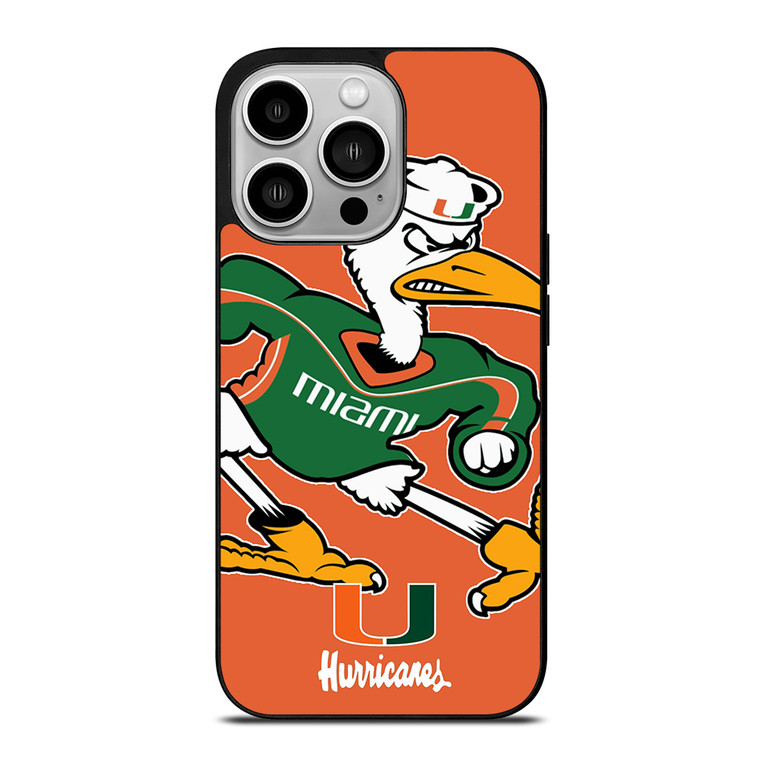 MIAMI HURRICANES UM 2 iPhone 14 Pro Case Cover