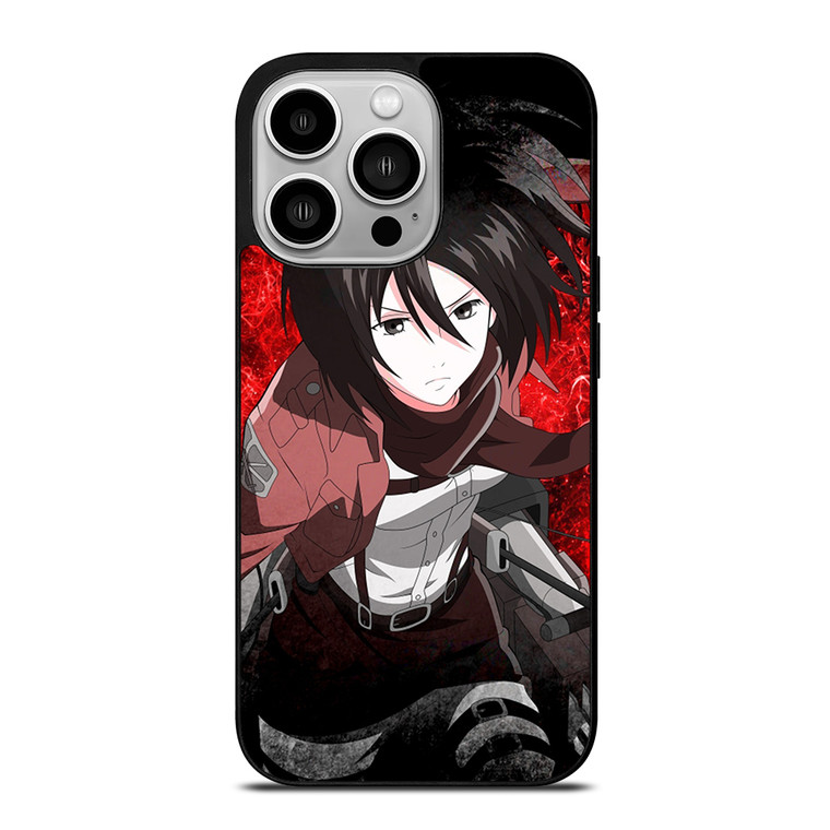 MIKASA ACKERMAN ATTACK ON TITAN 2 iPhone 14 Pro Case Cover