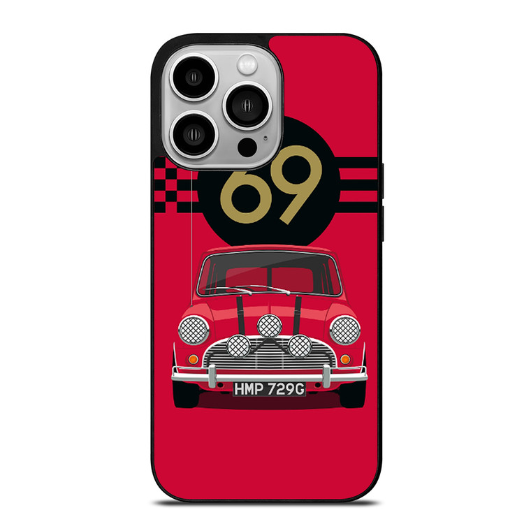 MINI COOPER RED 69 iPhone 14 Pro Case Cover