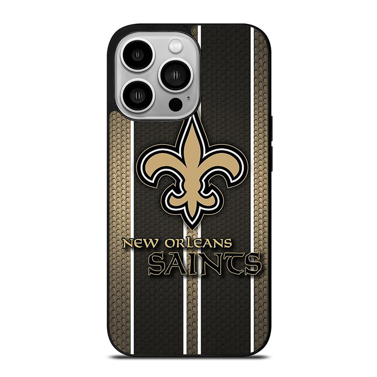 NEW ORLEANS SAINTS STRIPE iPhone 14 Pro Case Cover