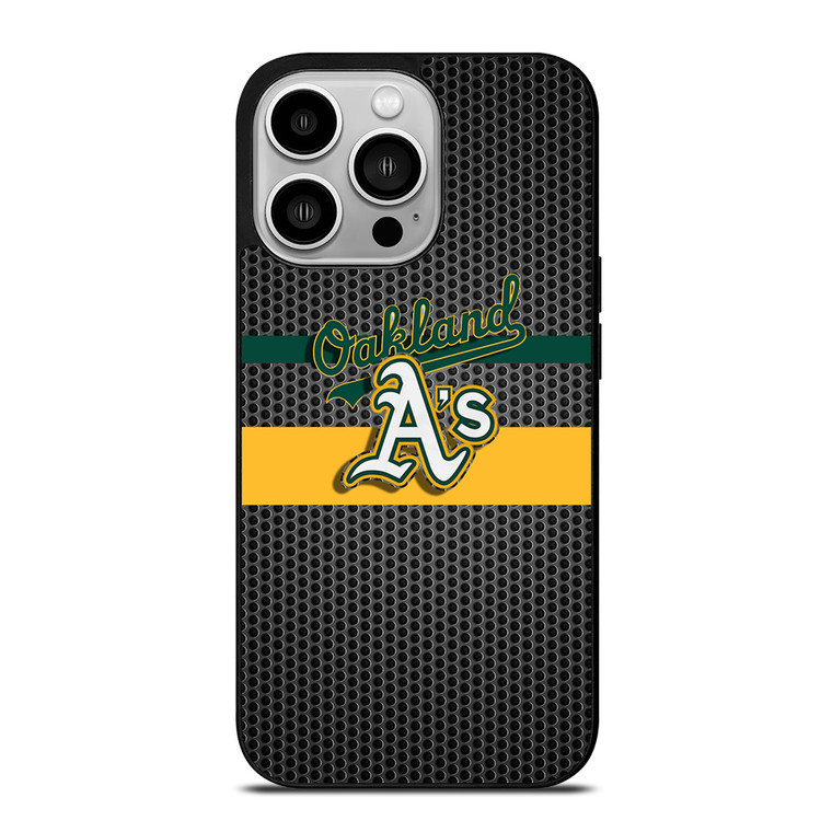 OAKLAND ATHLETICS METAL LOGO iPhone 14 Pro Case Cover OAKLAND ATHLETICS METAL LOGO iPhone 14 Pro Case Cover