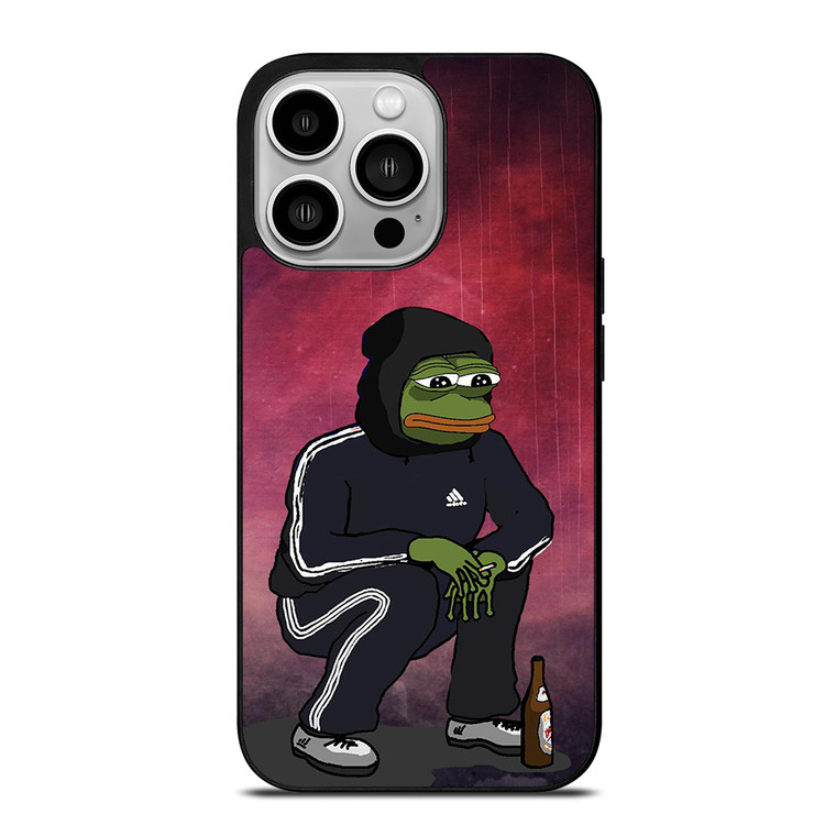 PEPE THE SMUG SAD iPhone 14 Pro Case Cover