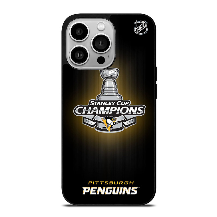 PITTSBURGH PENGUINS STANLEY CHAMPIONS iPhone 14 Pro Case Cover