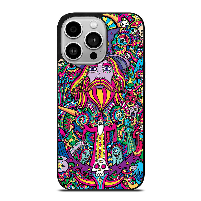 PSYCHEDELIC VISUALS WIZARD iPhone 14 Pro Case Cover