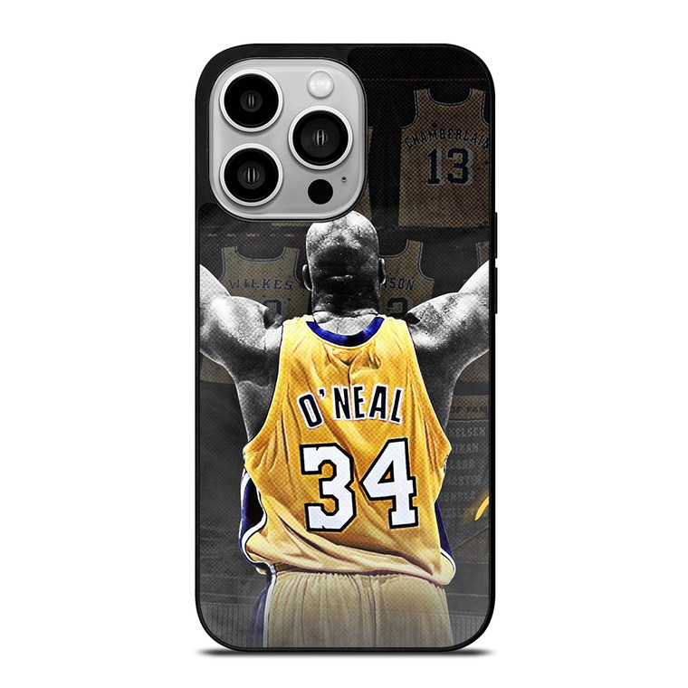 SHAQUILLE O'NEAL LA LAKERS NBA iPhone 14 Pro Case Cover