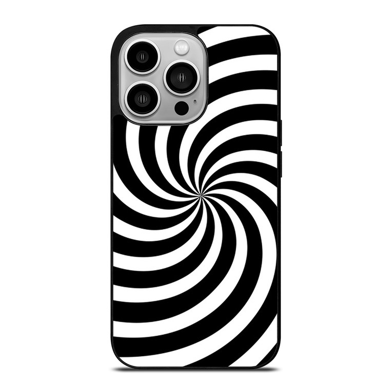SPIRAL BLACK iPhone 14 Pro Case Cover