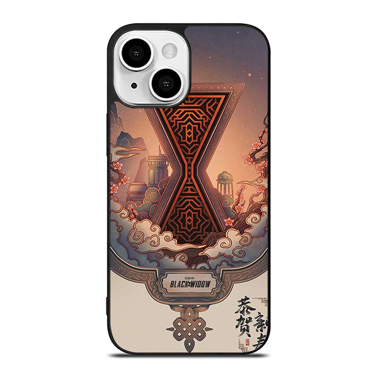 BLACK WIDOW LOGO ETERNAL iPhone 13 Mini Case Cover