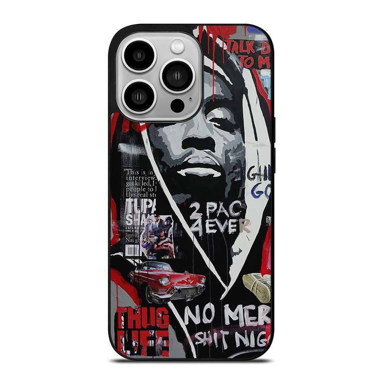 TUPAC 2PAC RAPPER 2 iPhone 14 Pro Case Cover