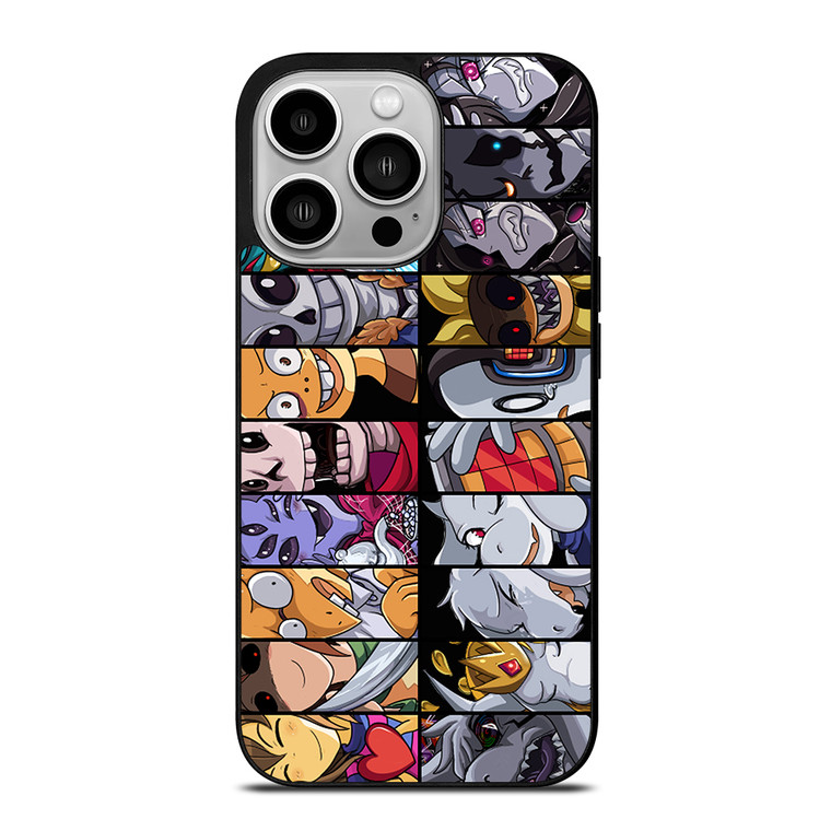 UNDERTALE BATTLE CHARACTER iPhone 14 Pro Case Cover