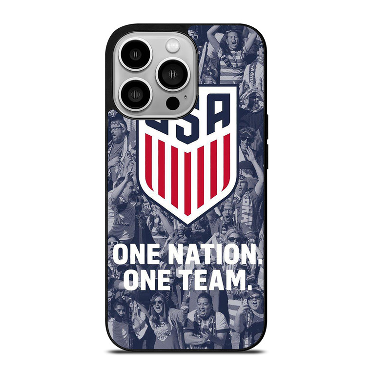USA SOCCER TEAM ONE NATION ONE TEAM iPhone 14 Pro Case Cover