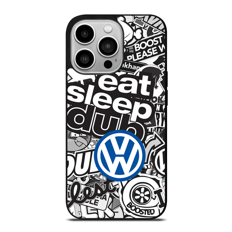 VW STICKER BOMB iPhone 14 Pro Case Cover